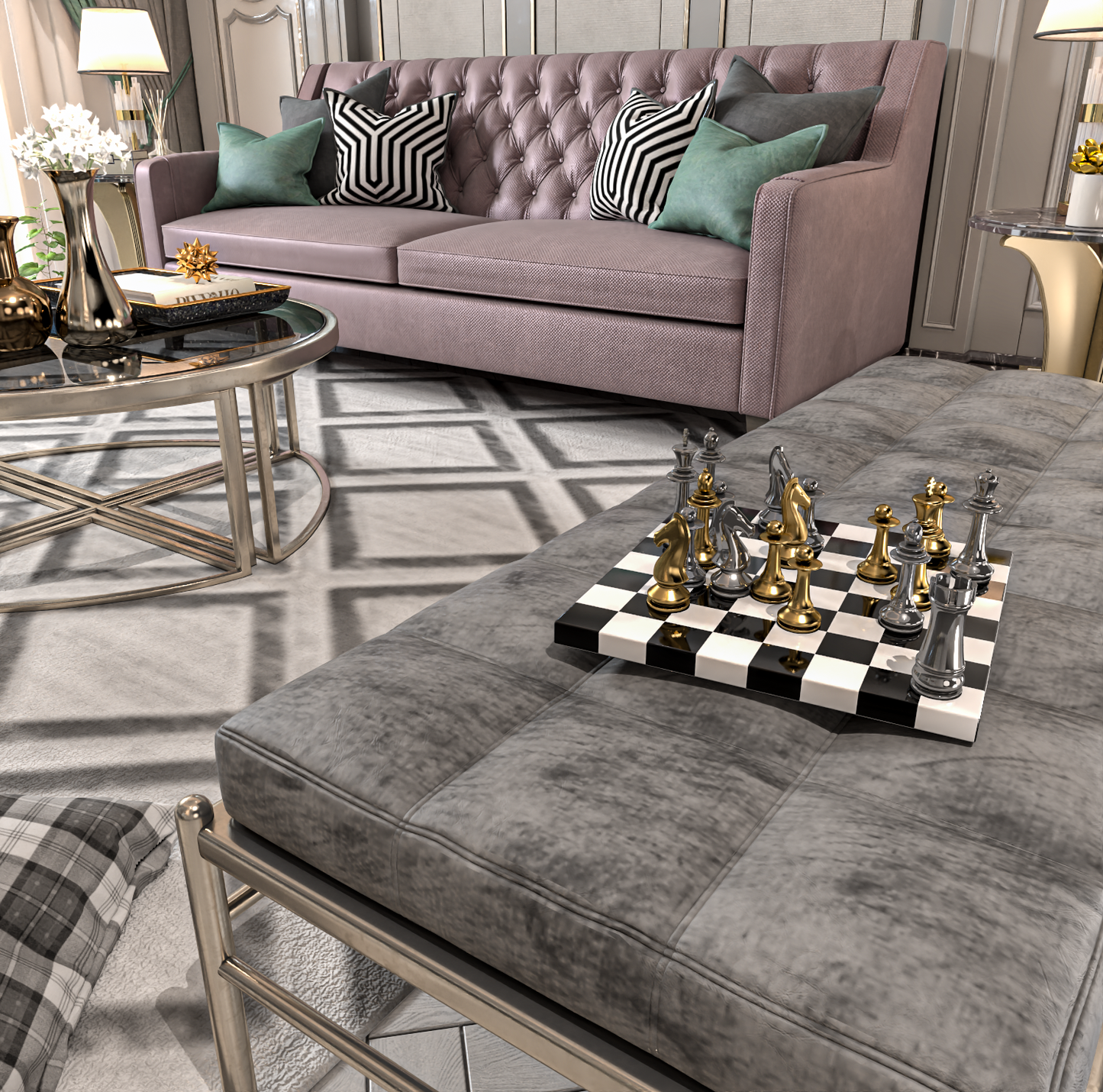 Living room 3d model - classic style collections Vol 12