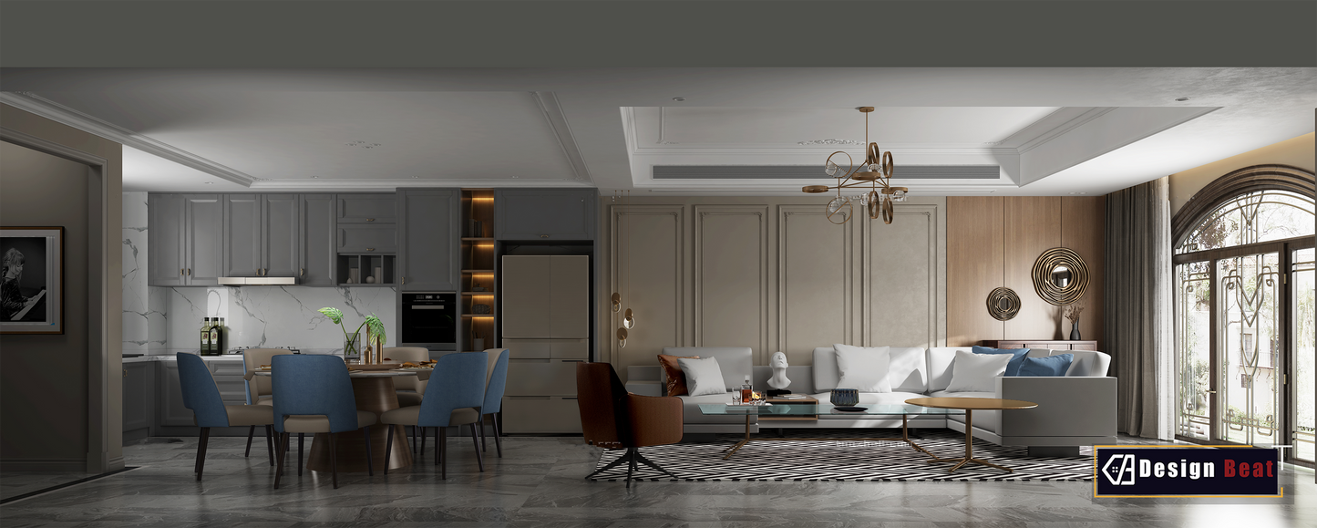 Living room 3d model - European Style collections Vol 2