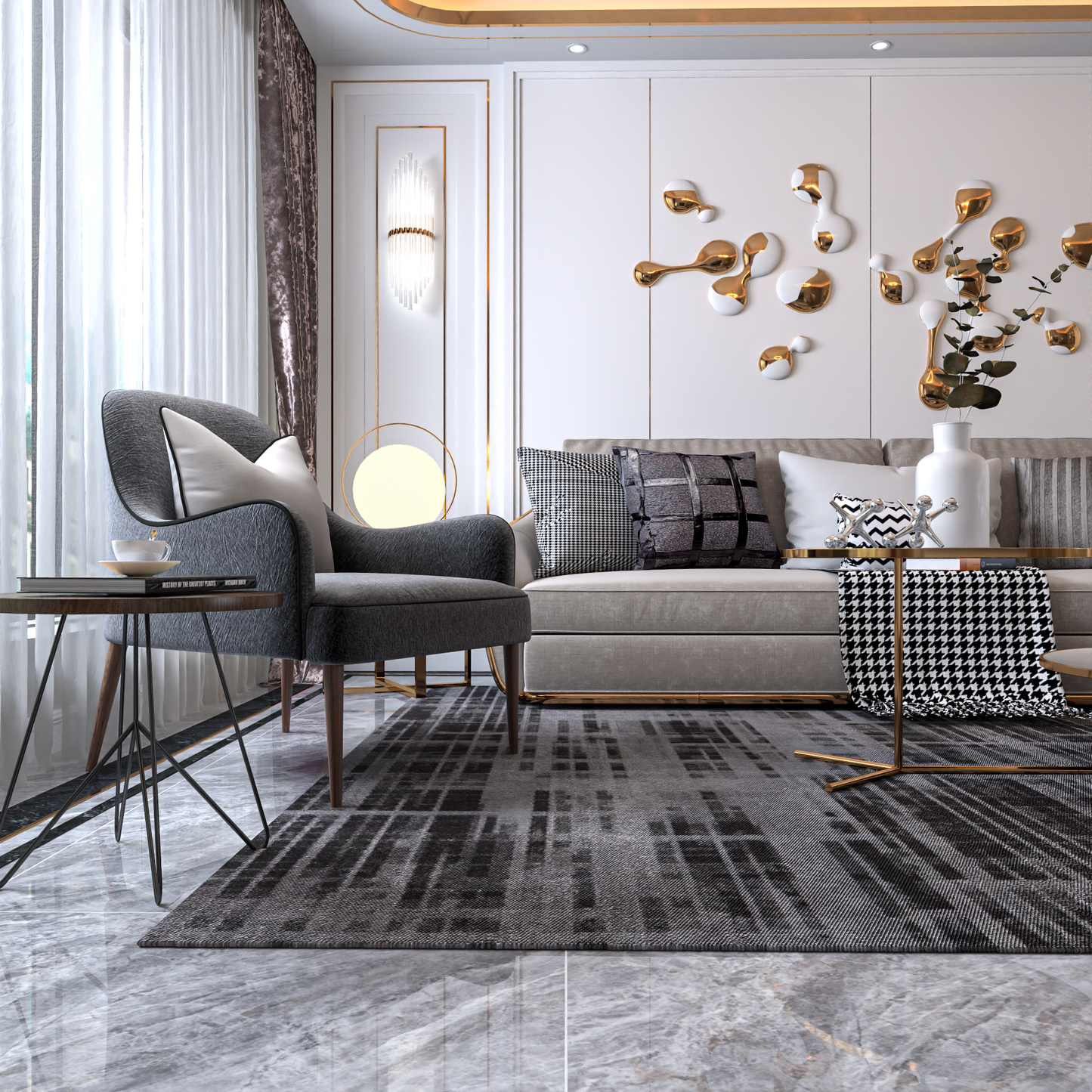 Living room 3d model - Mix style collections Vol 9