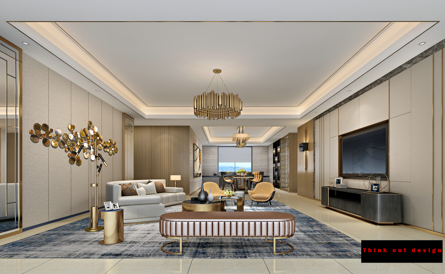 Living room 3d model - European Style collections Vol 2