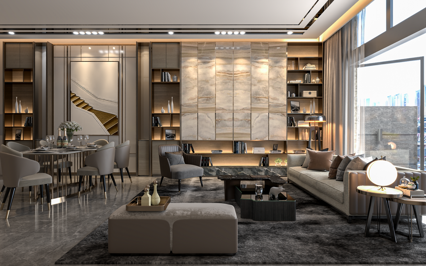 Living room 3d model - Mix style collections Vol 9