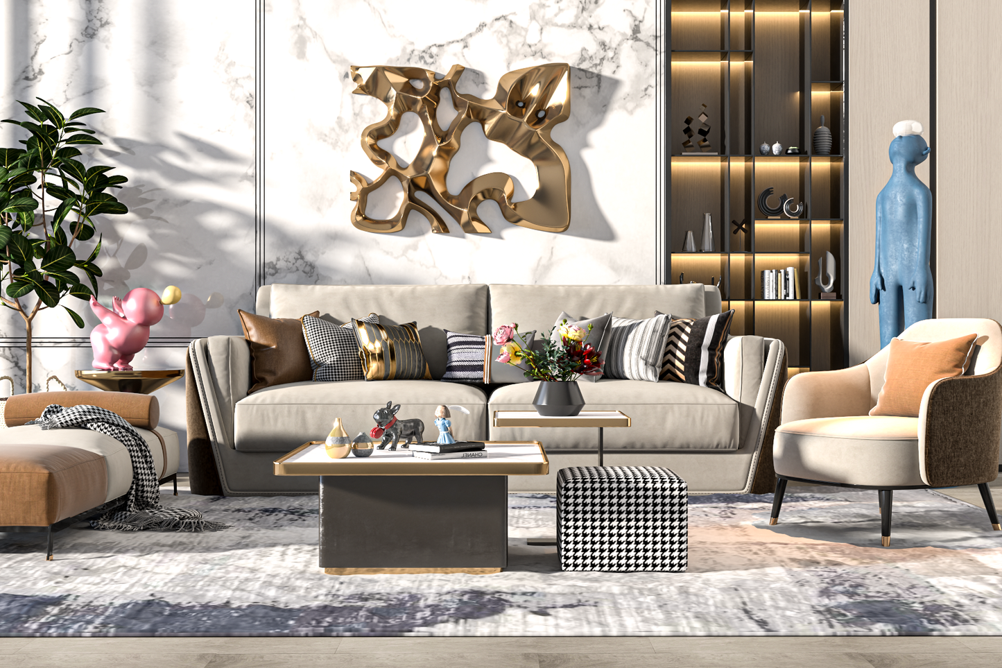 Sofa set - Furniture 3d models collection vol 2