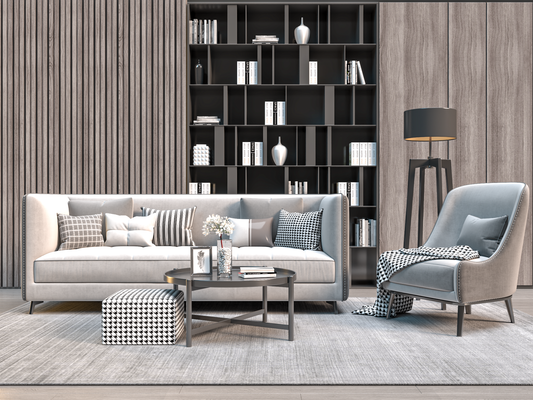 030 Sofa Set 3d model