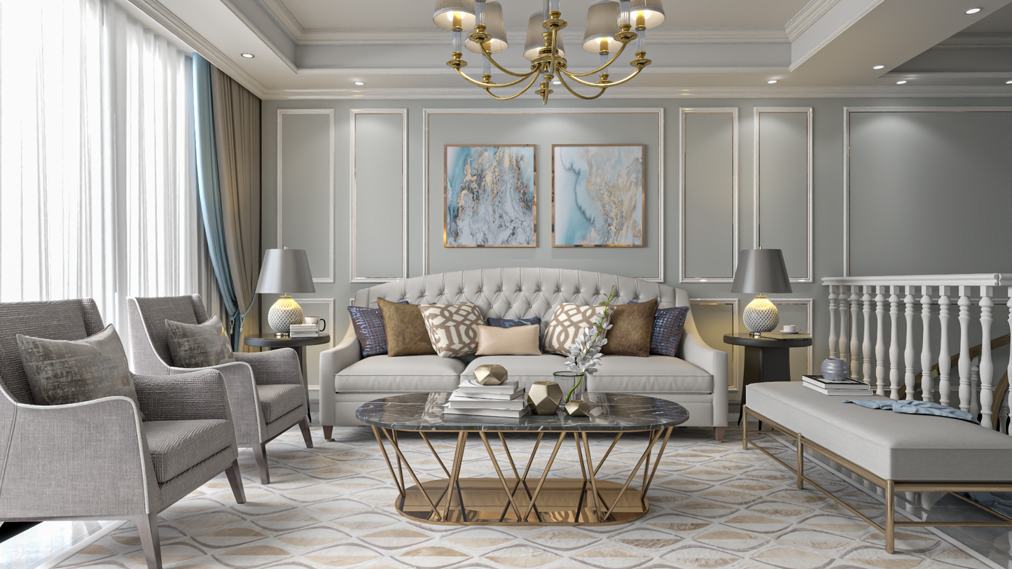 Living room 3d model - classic style collections Vol 13