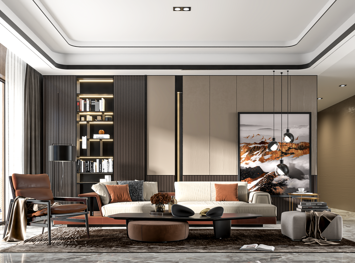 Living room 3d model - Mix style collections Vol 10