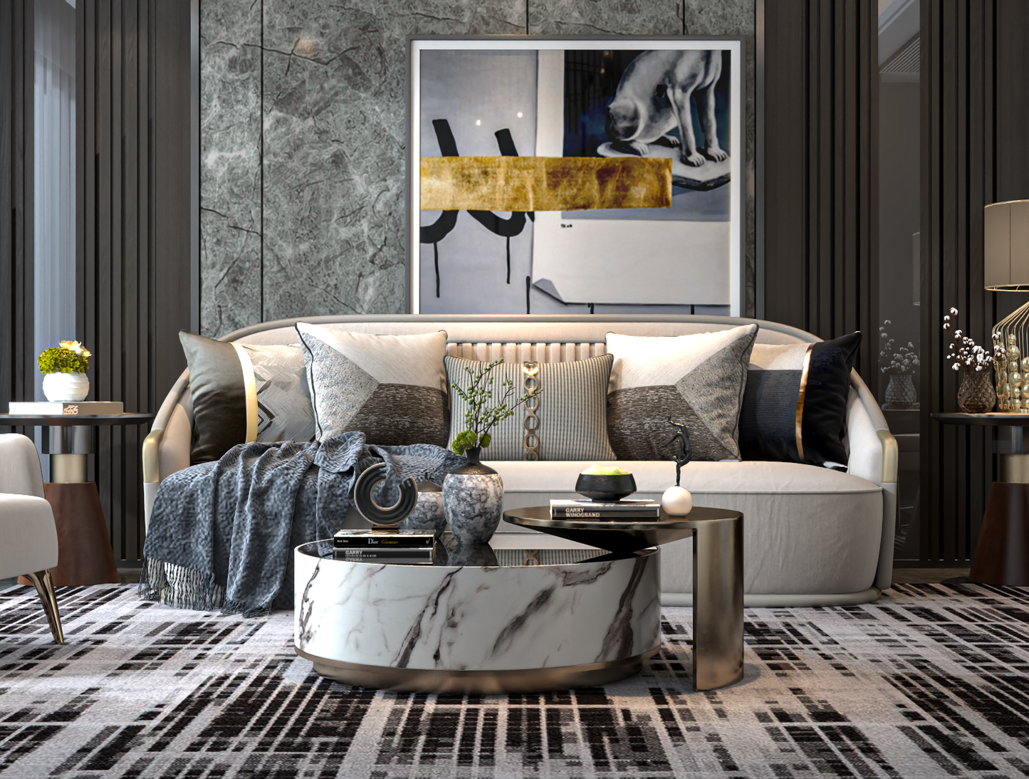 Living room 3d model - Mix style collections Vol 10