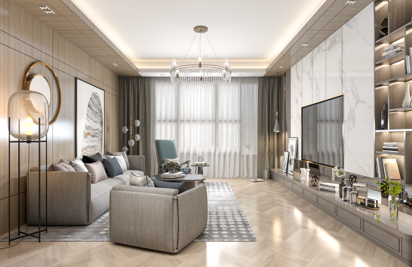 Living room 3d model - Mix style collections Vol 10