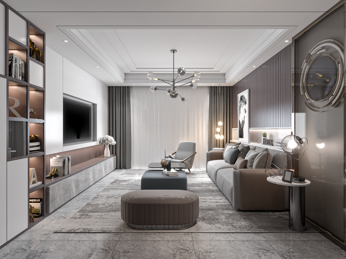 Living room 3d model - Mix style collections Vol 10