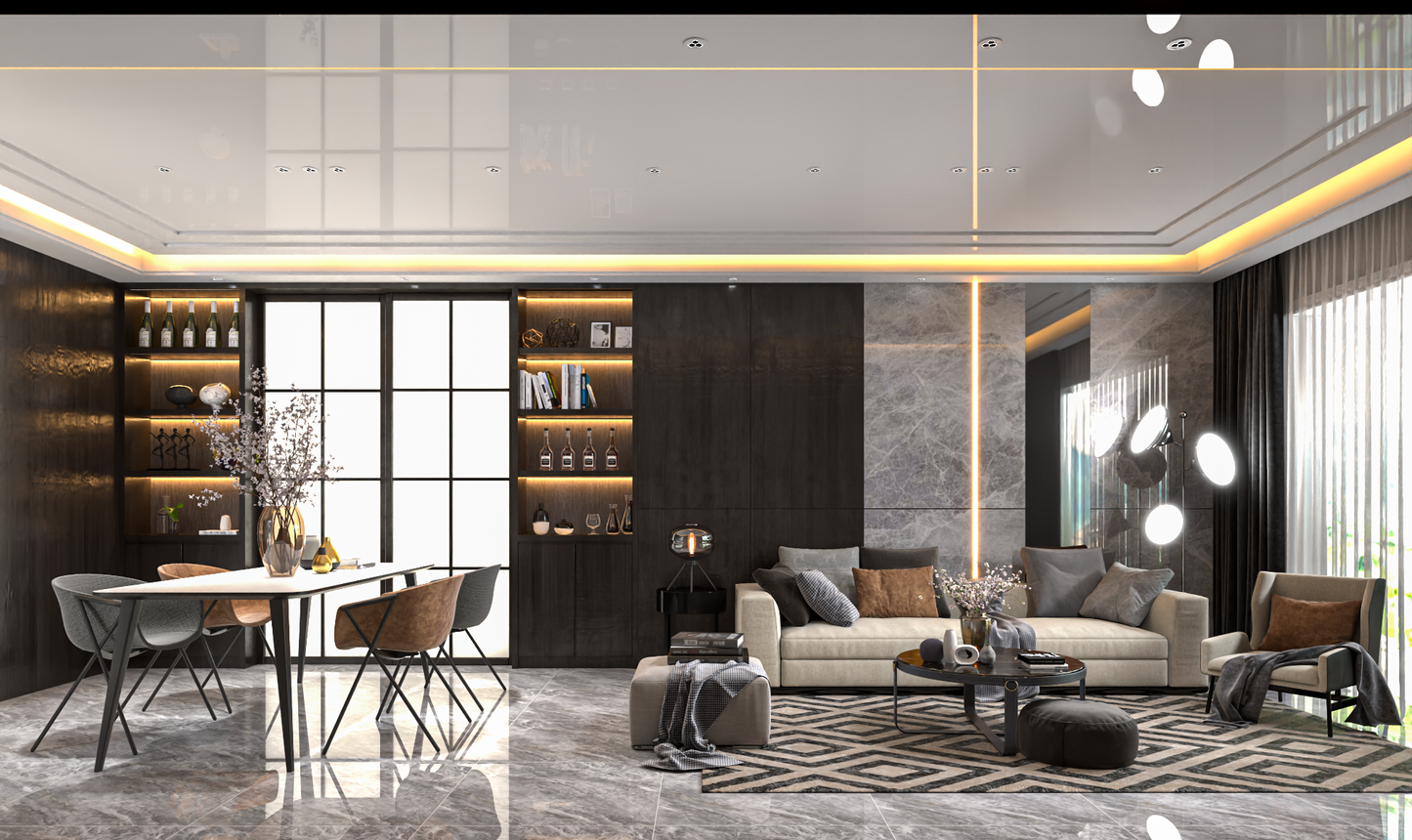 Living room 3d model - Mix style collections Vol 10