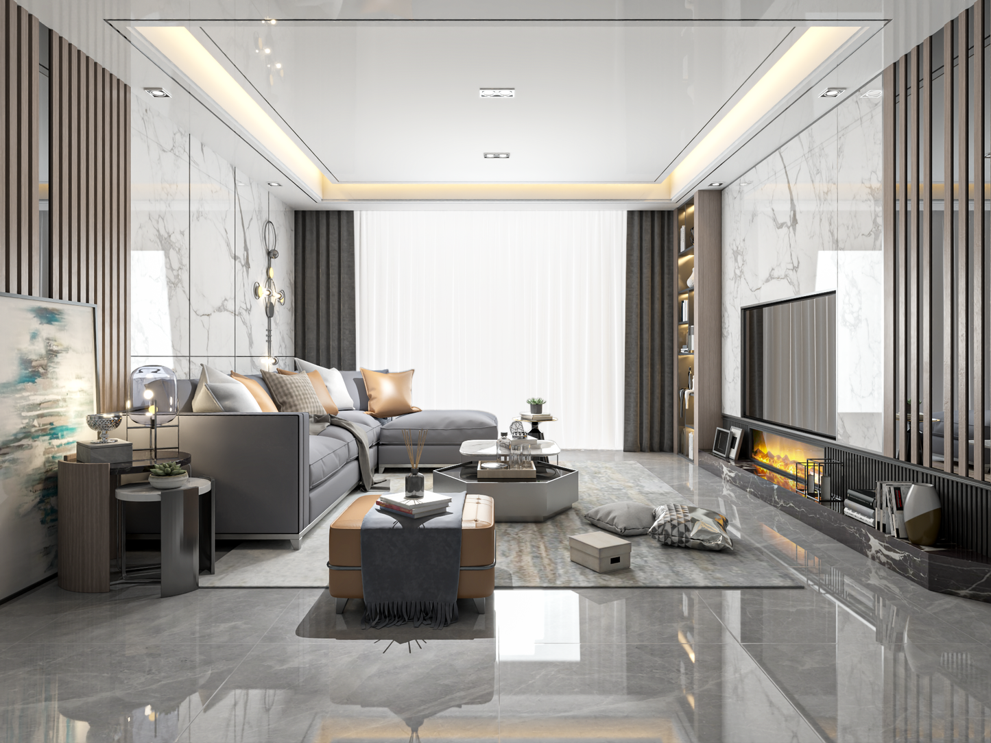 Living room 3d model - Mix style collections Vol 11