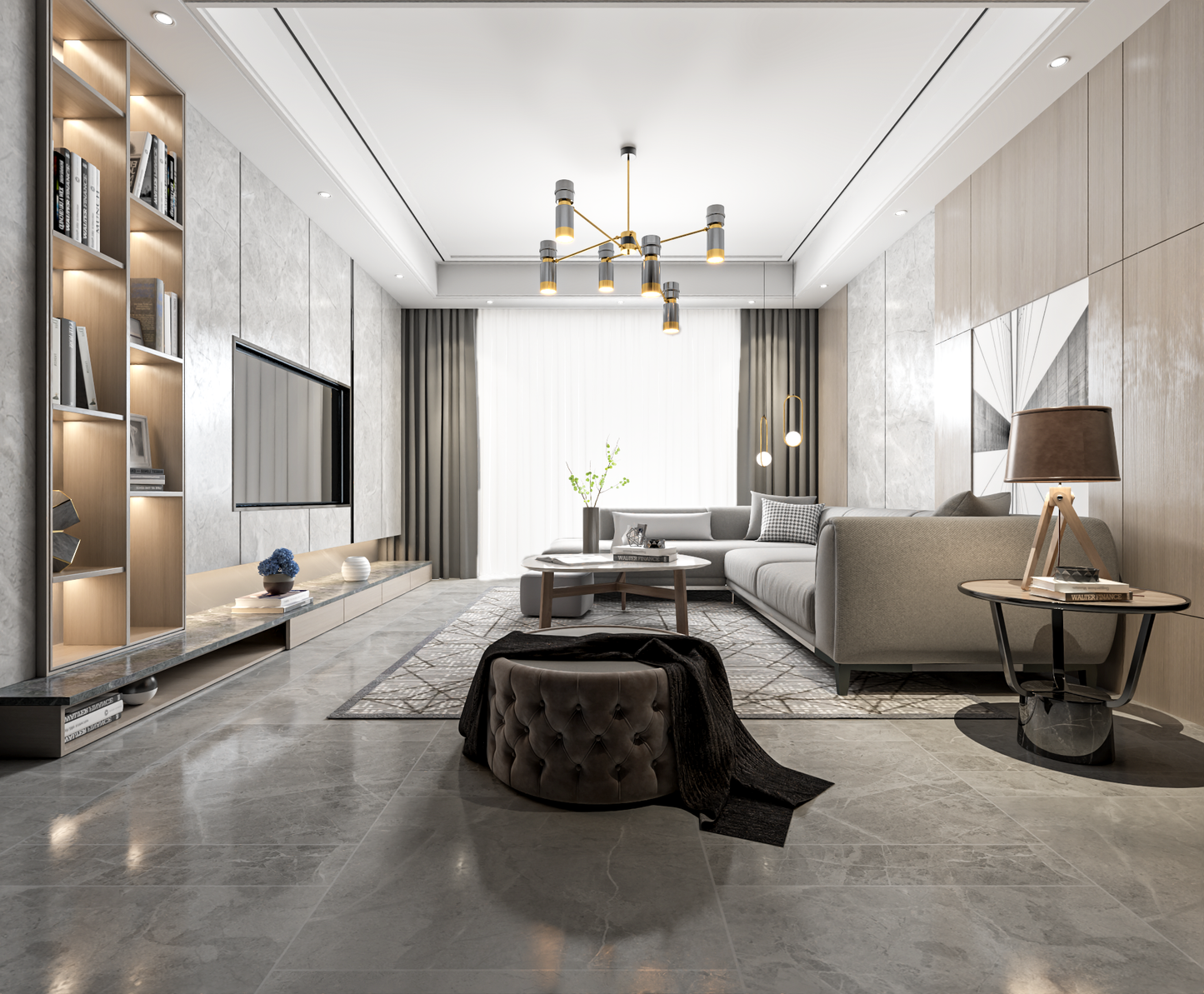 Living room 3d model - Mix style collections Vol 11