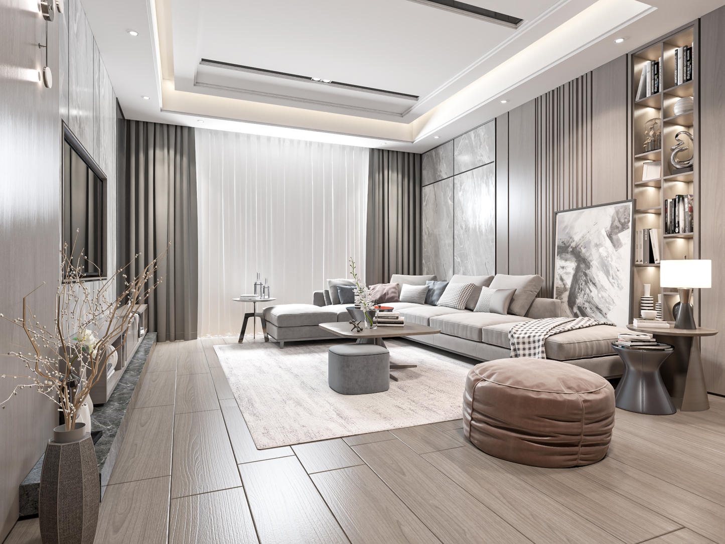 Living room 3d model - Mix style collections Vol 11