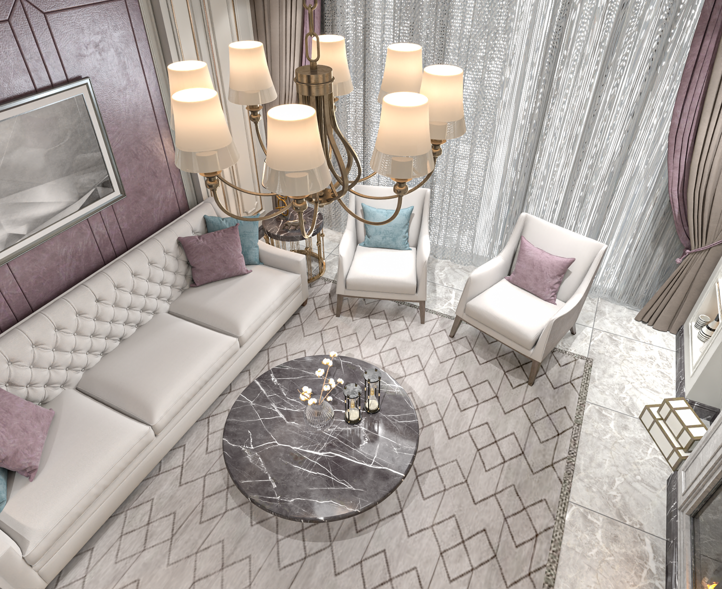 Living room 3d model - classic style collections Vol 12