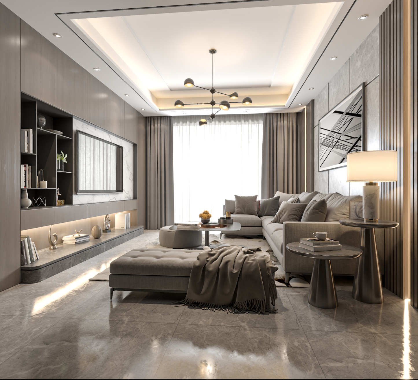 Living room 3d model - Mix style collections Vol 11