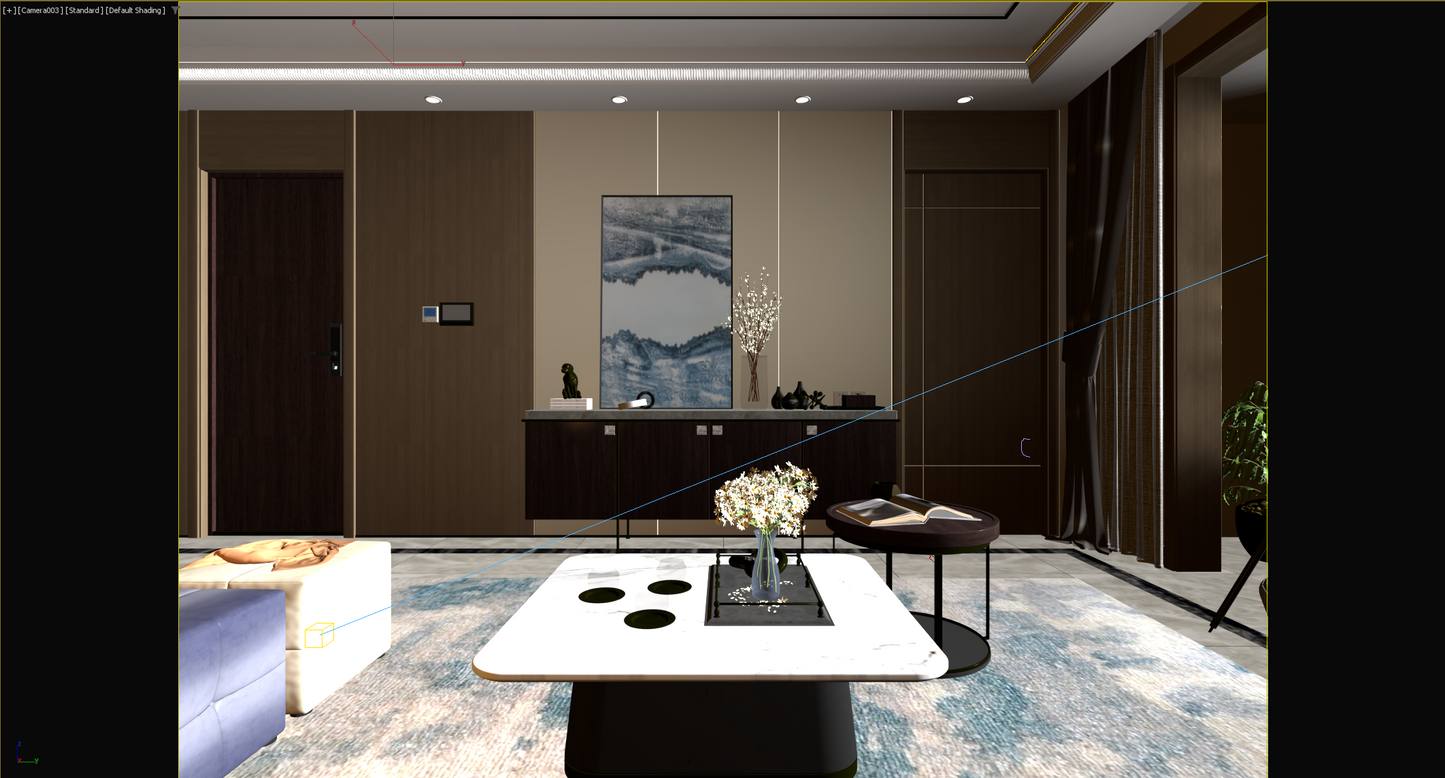 Living room 3d model - Mix style collections Vol 11