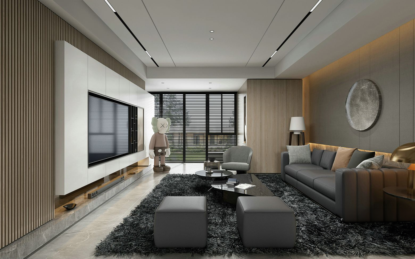 Living room 3d model - Modern style collections Vol 5