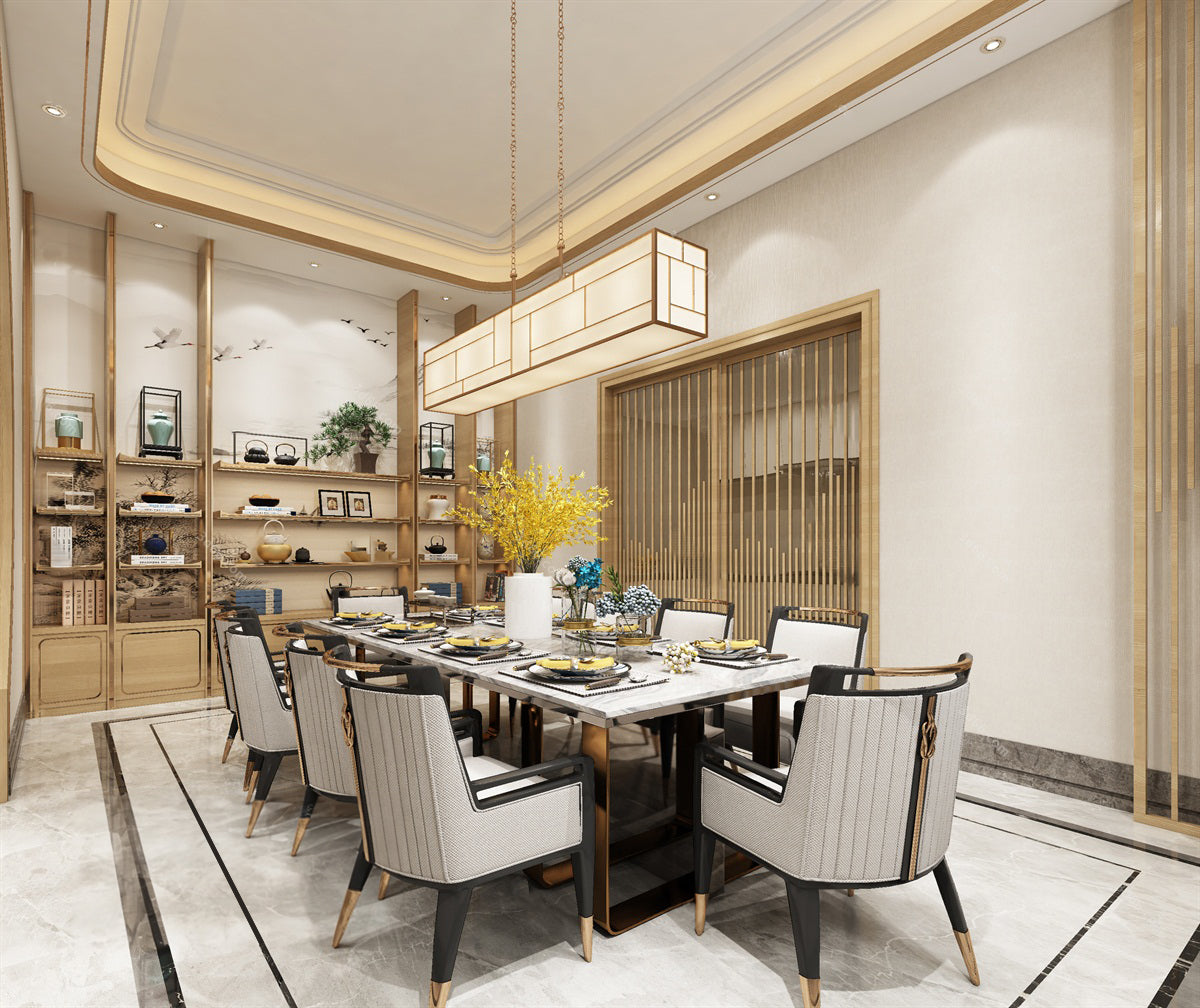 Mix Style Dining Room & Kitchen set - Furniture 3d models collection vol 2