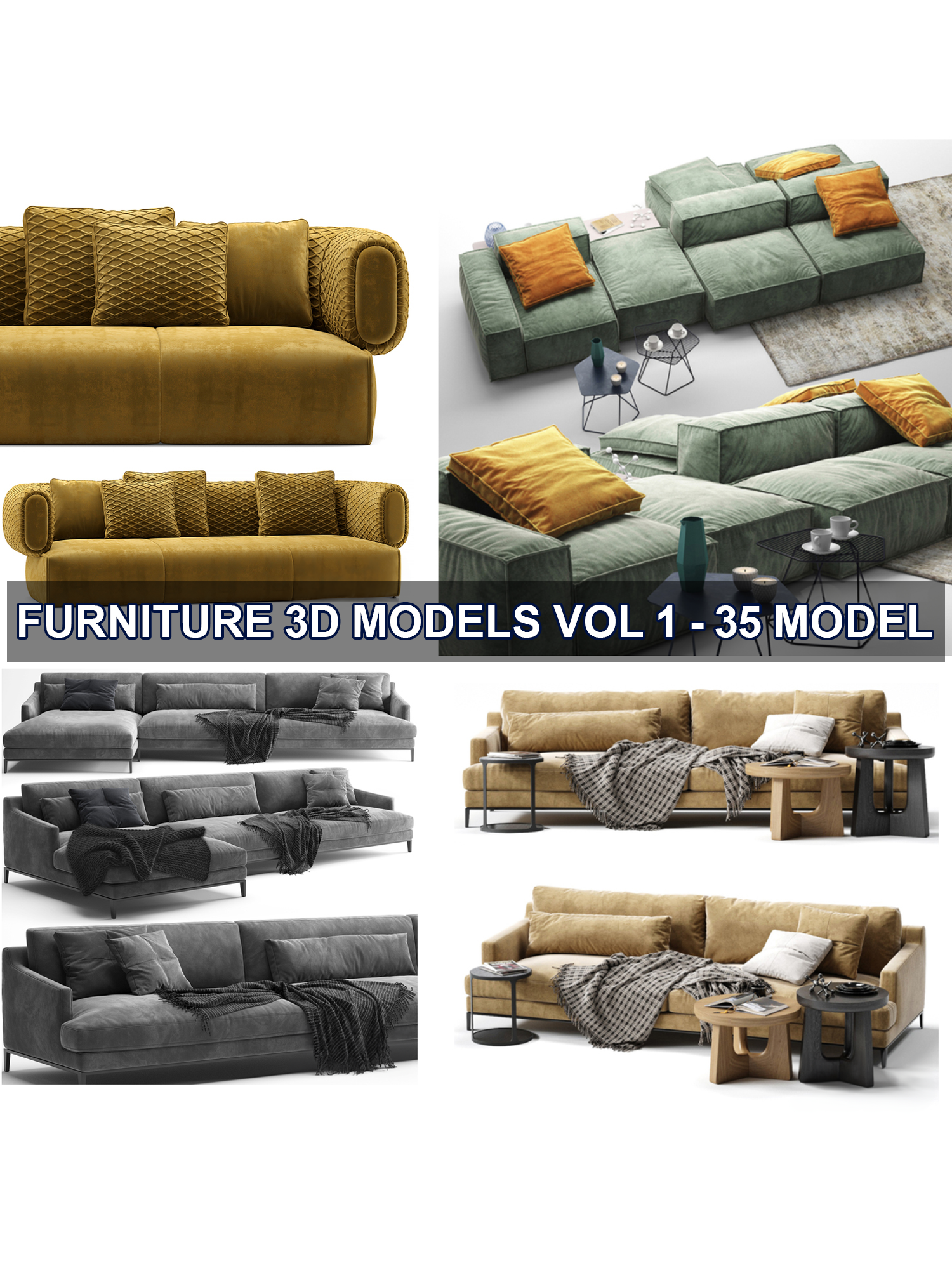 35 highly detailed 3d model