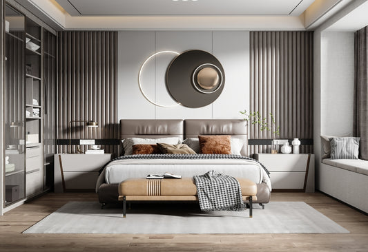 highly detailed Modern Bedroom 3d Model 008