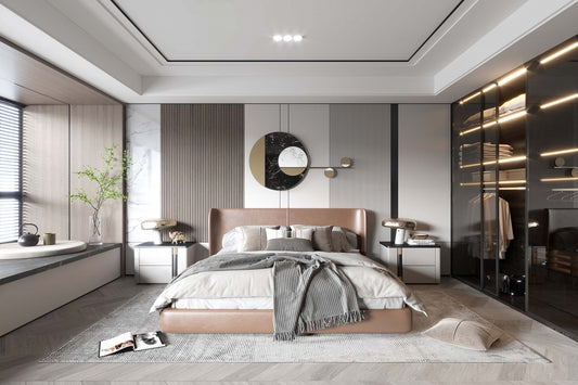 highly detailed Modern Bedroom 3d Model 011