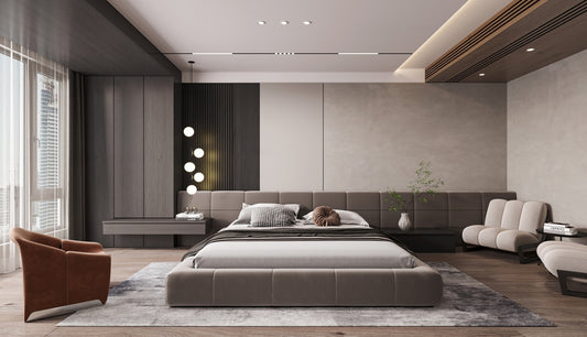 highly detailed Modern Bedroom 3d Model 015