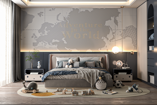 highly detailed boy Bedroom 3d Model-003