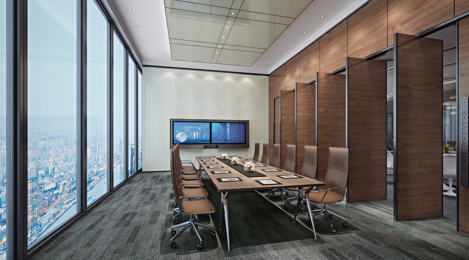 highly detailed Conference room 3d model 005