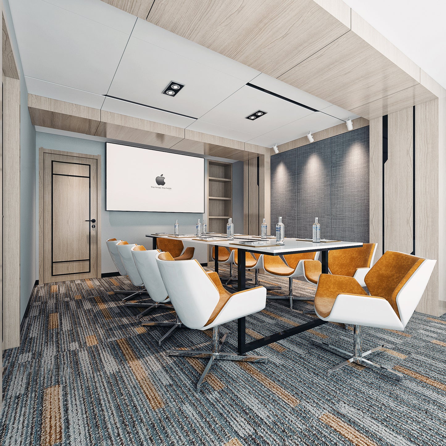 highly detailed Conference room 3d model 007