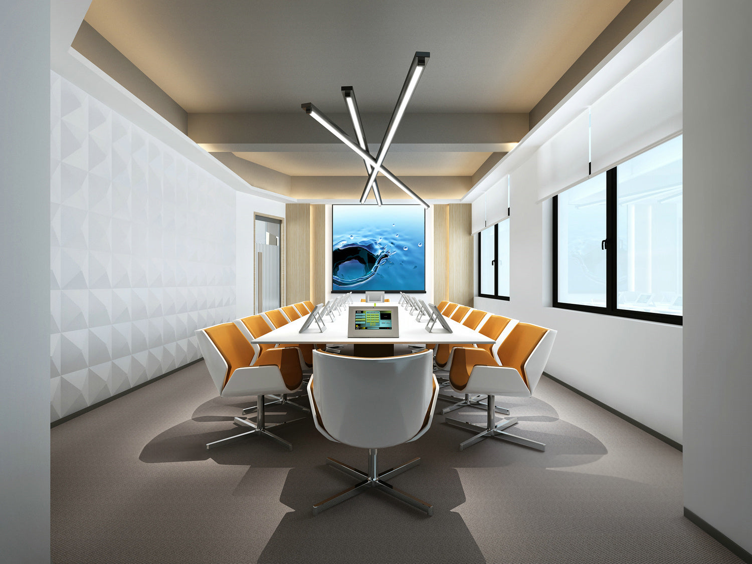 highly detailed Conference room 3d model 010