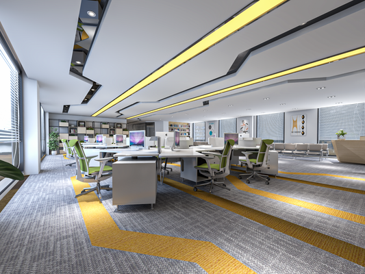 highly detailed Modern office 3d model 046