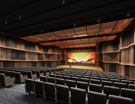 highly detailed lecture hall 3d model 003