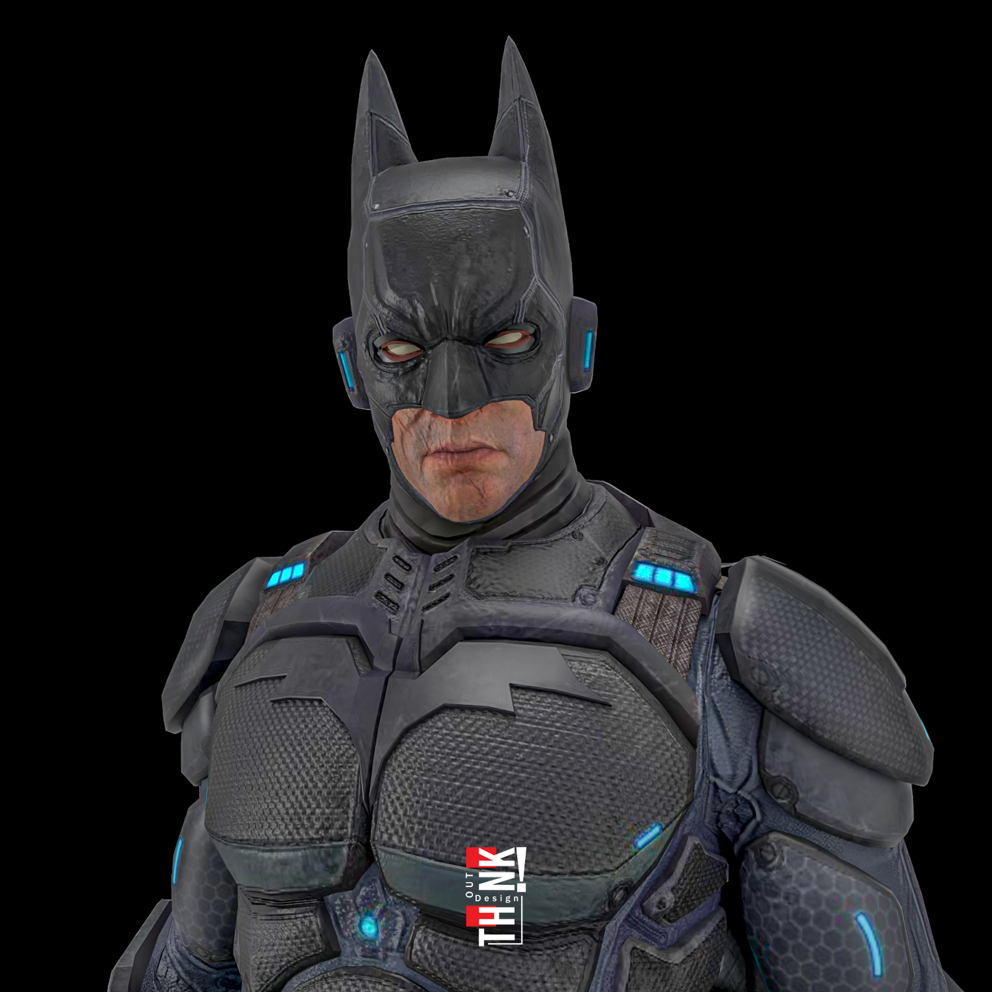 High-Quality 3D model of Batman, with accurate details