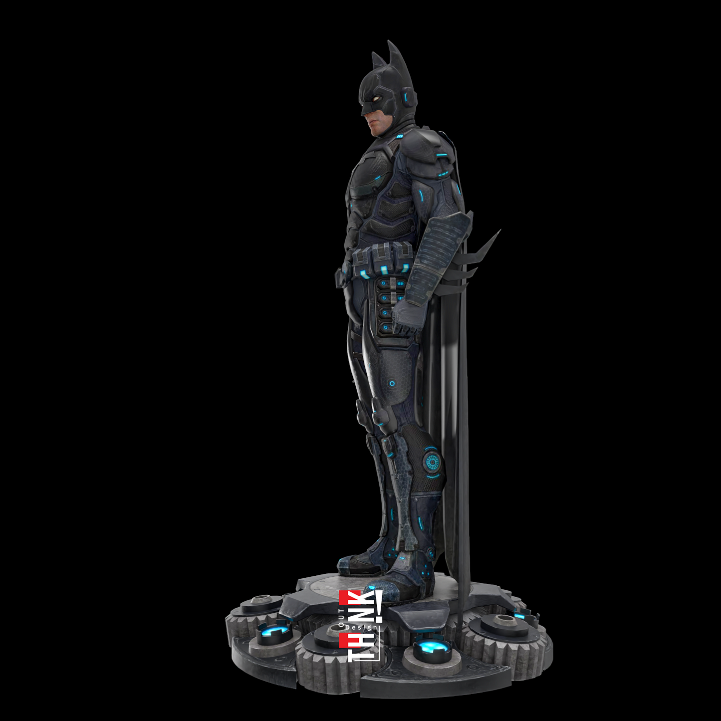 High-Quality 3D model of Batman, with accurate details