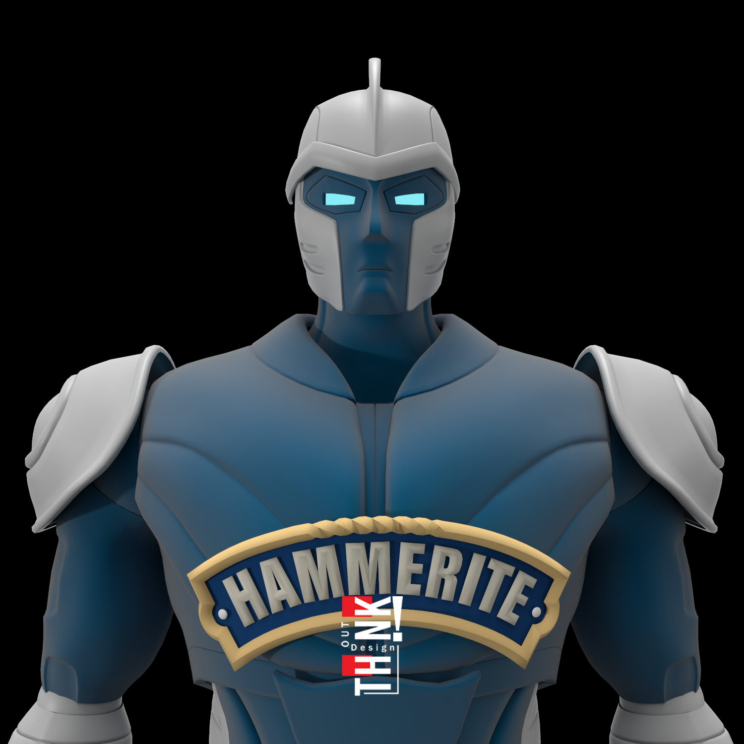 High-Quality 3D model of Hammerite, with accurate details