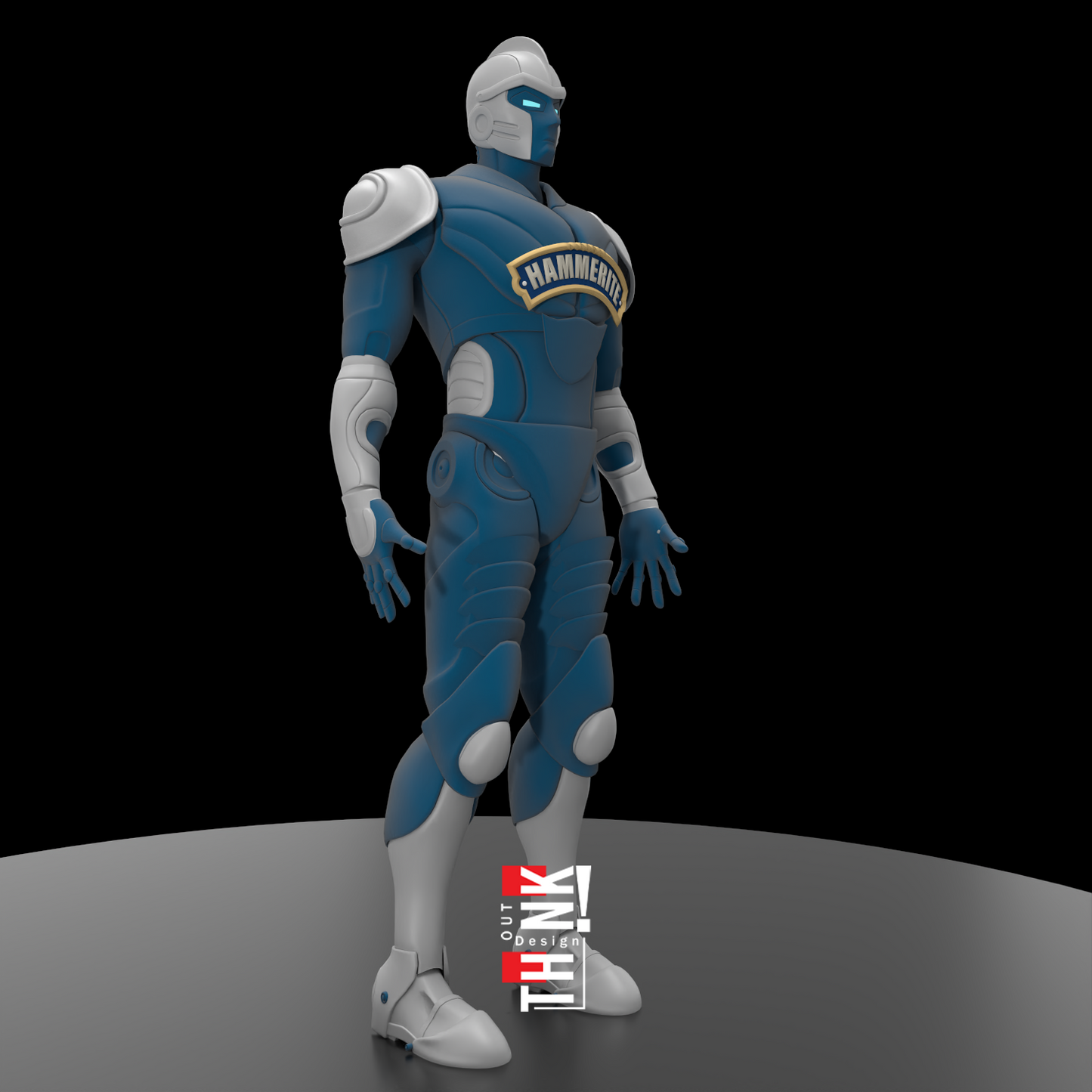 High-Quality 3D model of Hammerite, with accurate details