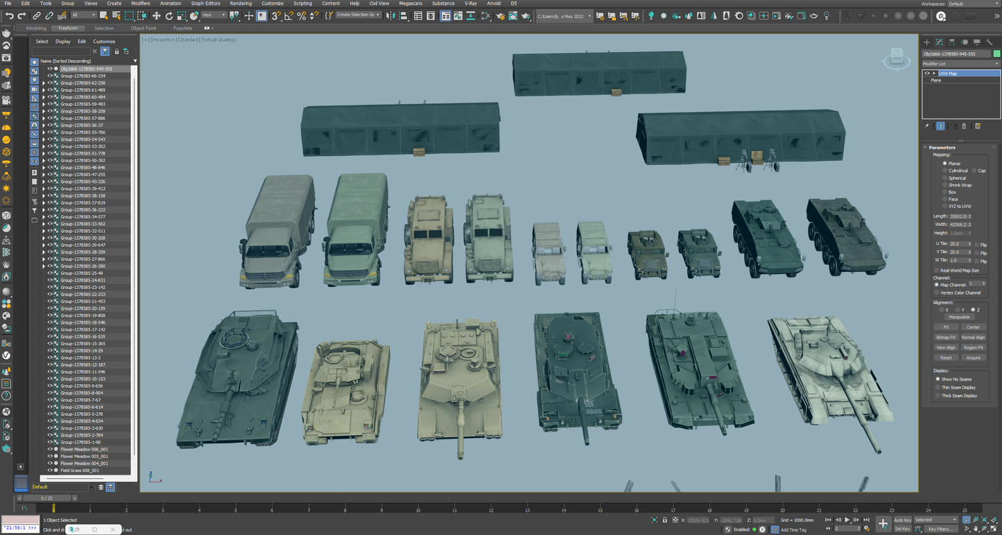 3D models of Military Vehicles