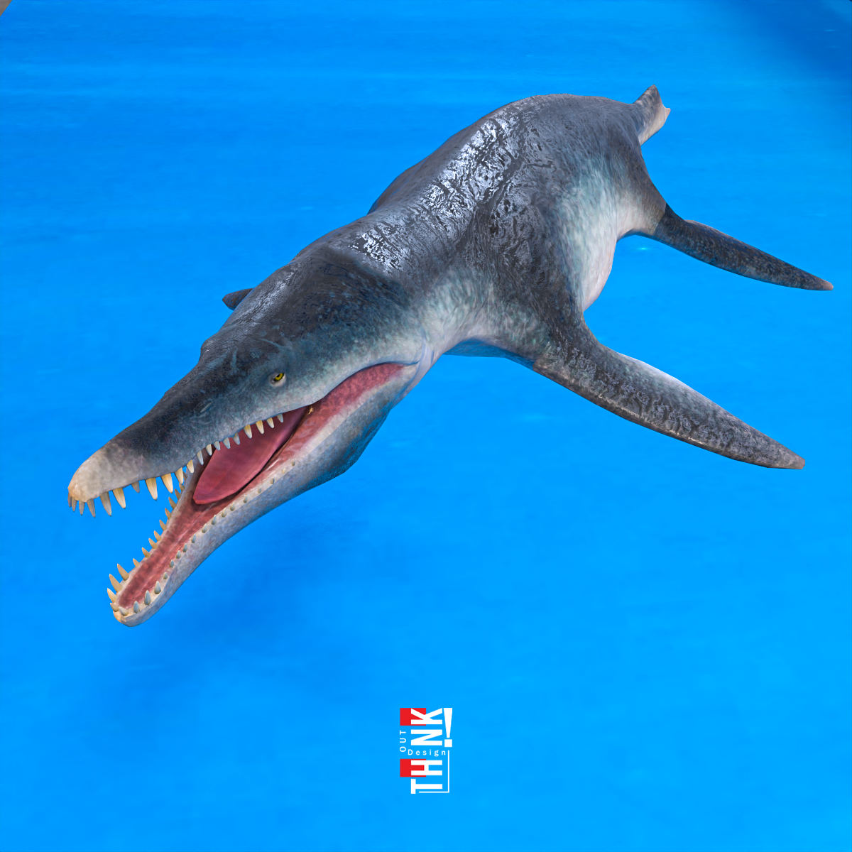 Mosasaurus 3D Model