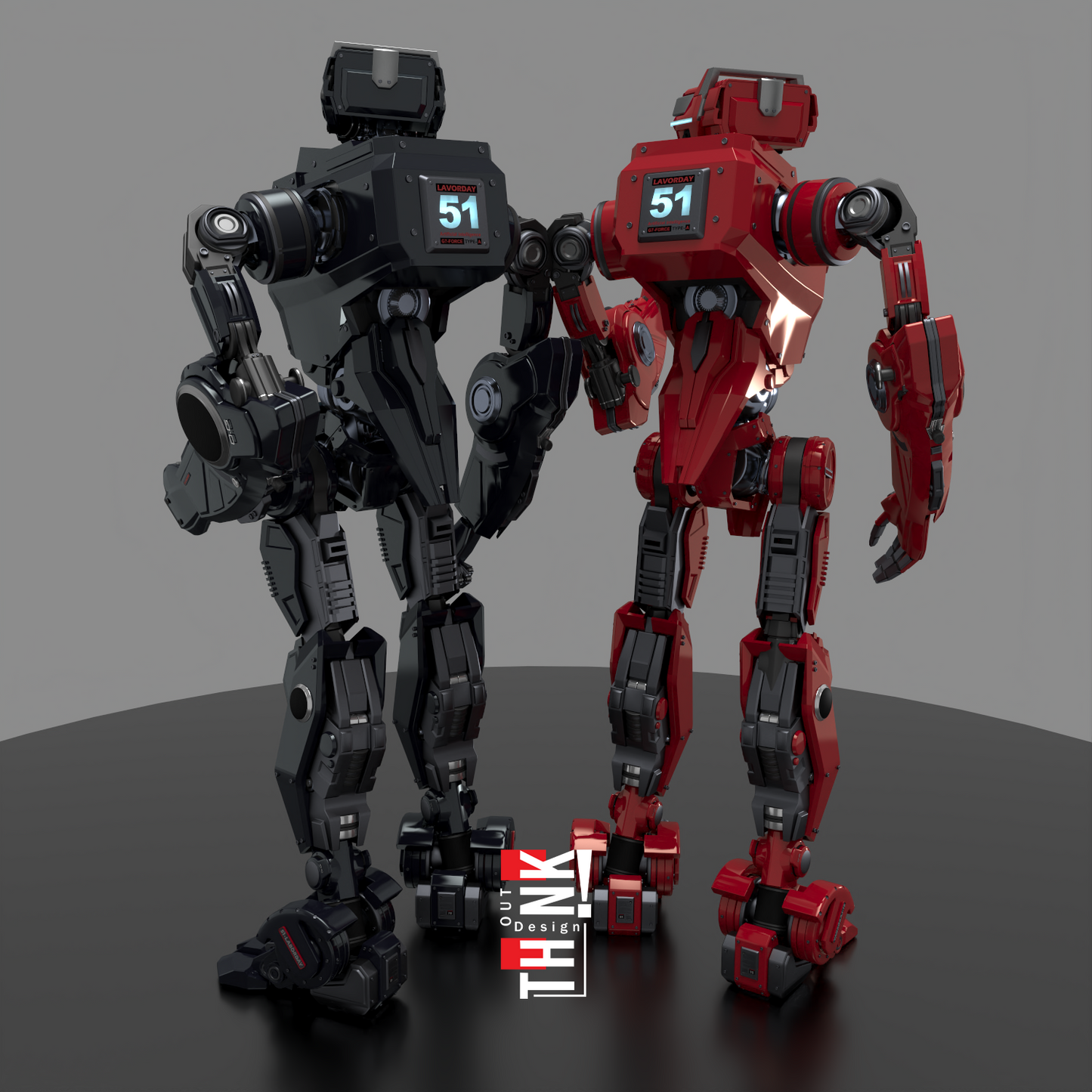 High-Quality 3D model of Robot, with accurate details