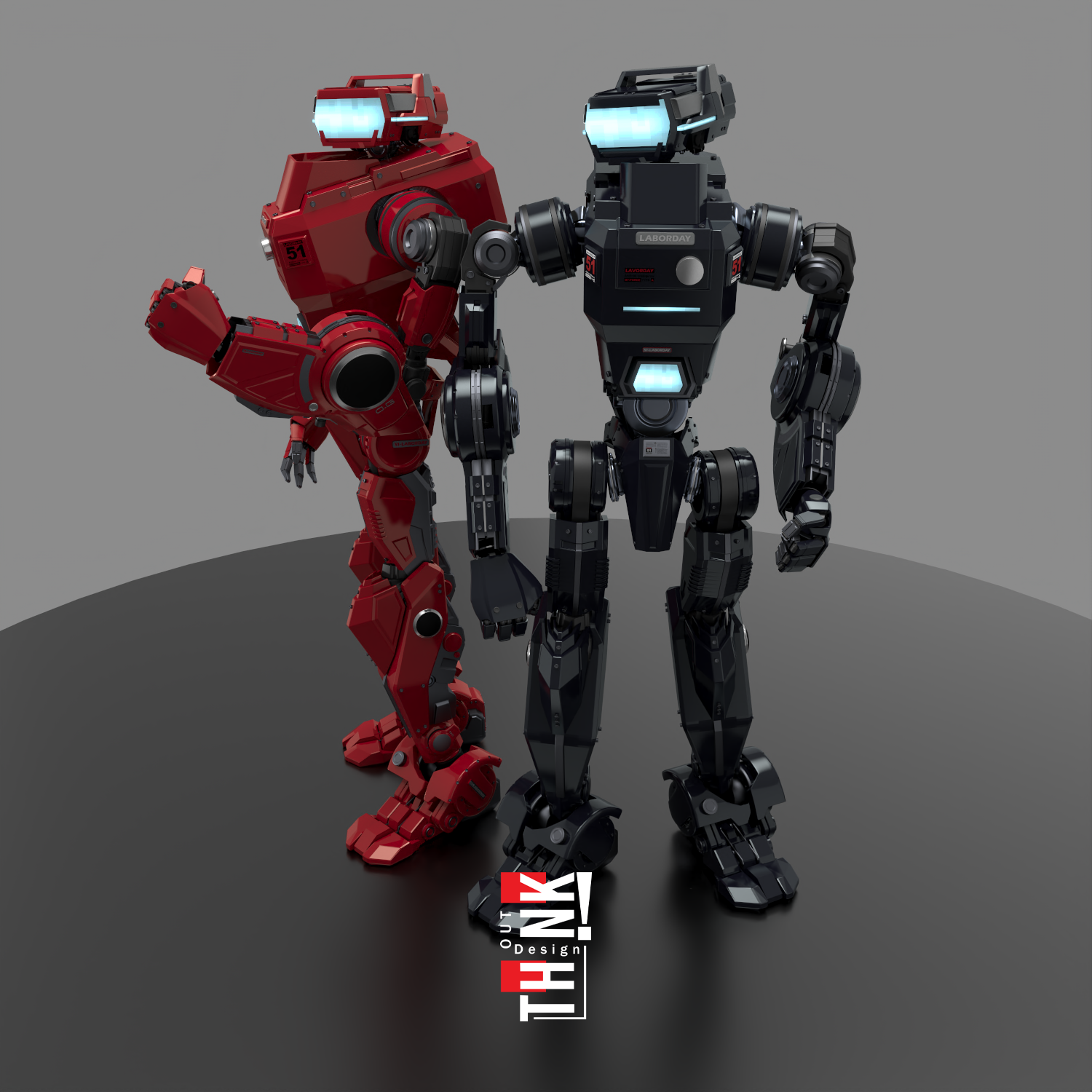 High-Quality 3D model of Robot, with accurate details