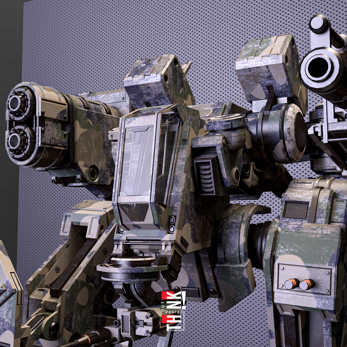 High-Quality 3D model of Warhound, with accurate details