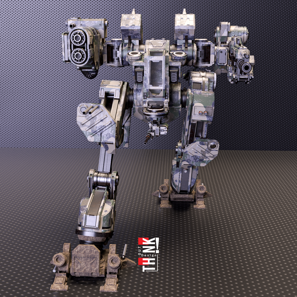 High-Quality 3D model of Warhound, with accurate details