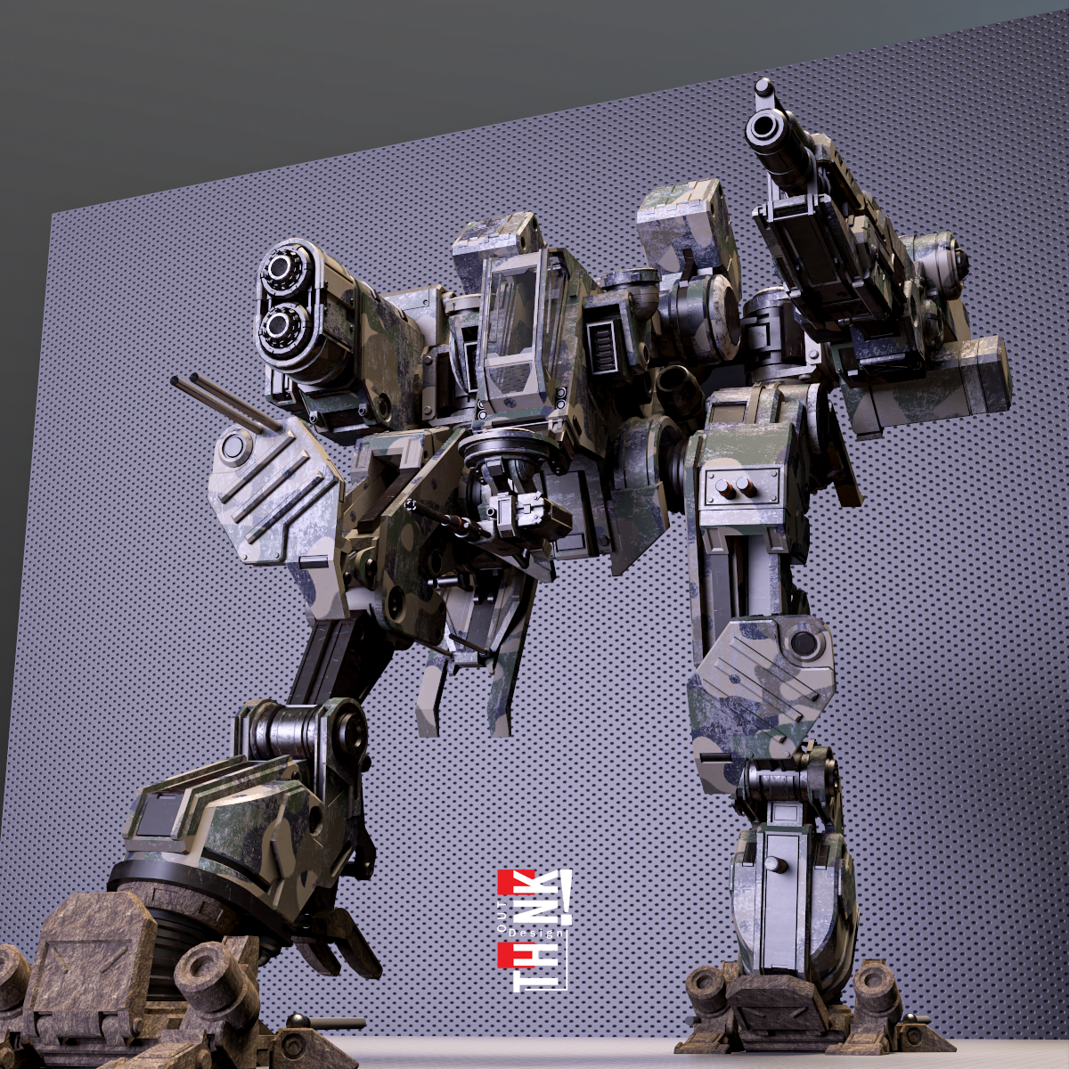 High-Quality 3D model of Warhound, with accurate details