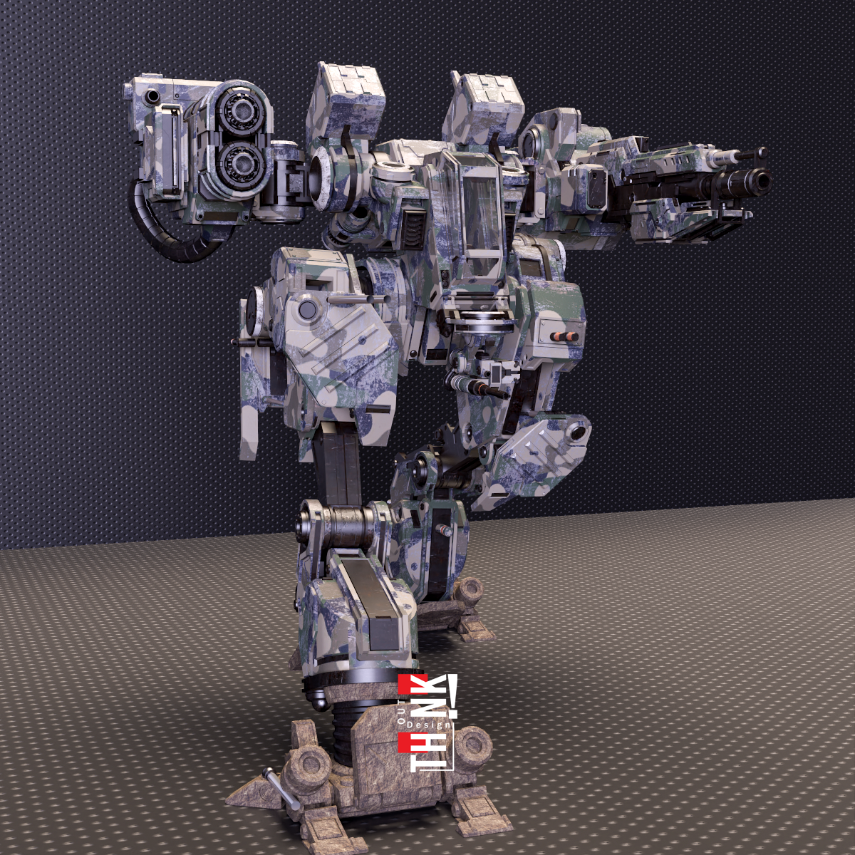 High-Quality 3D model of Warhound, with accurate details